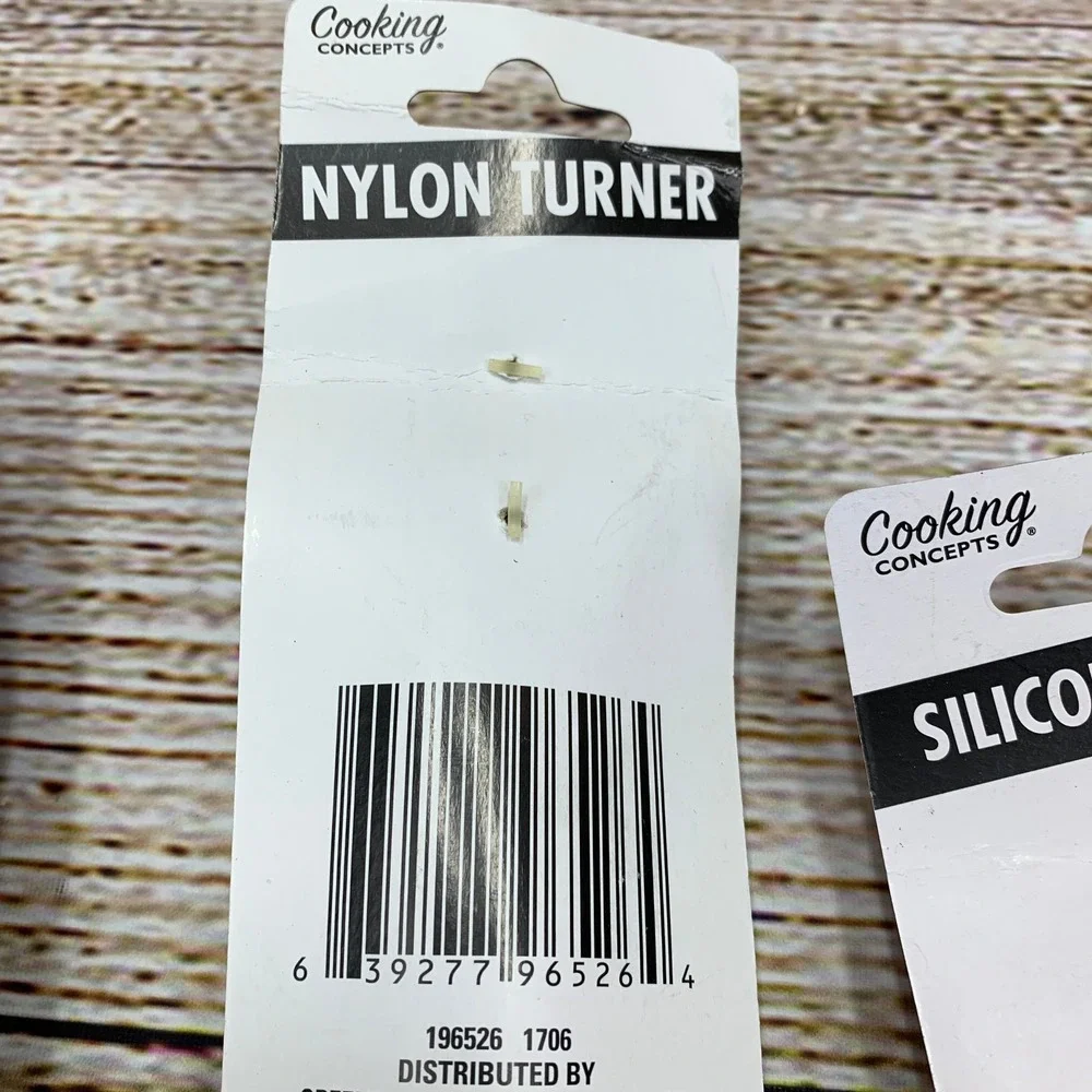 Cooking Concepts Kitchen Utensils Set Nylon‎ Spoon Turner Silicone Spatula NWT